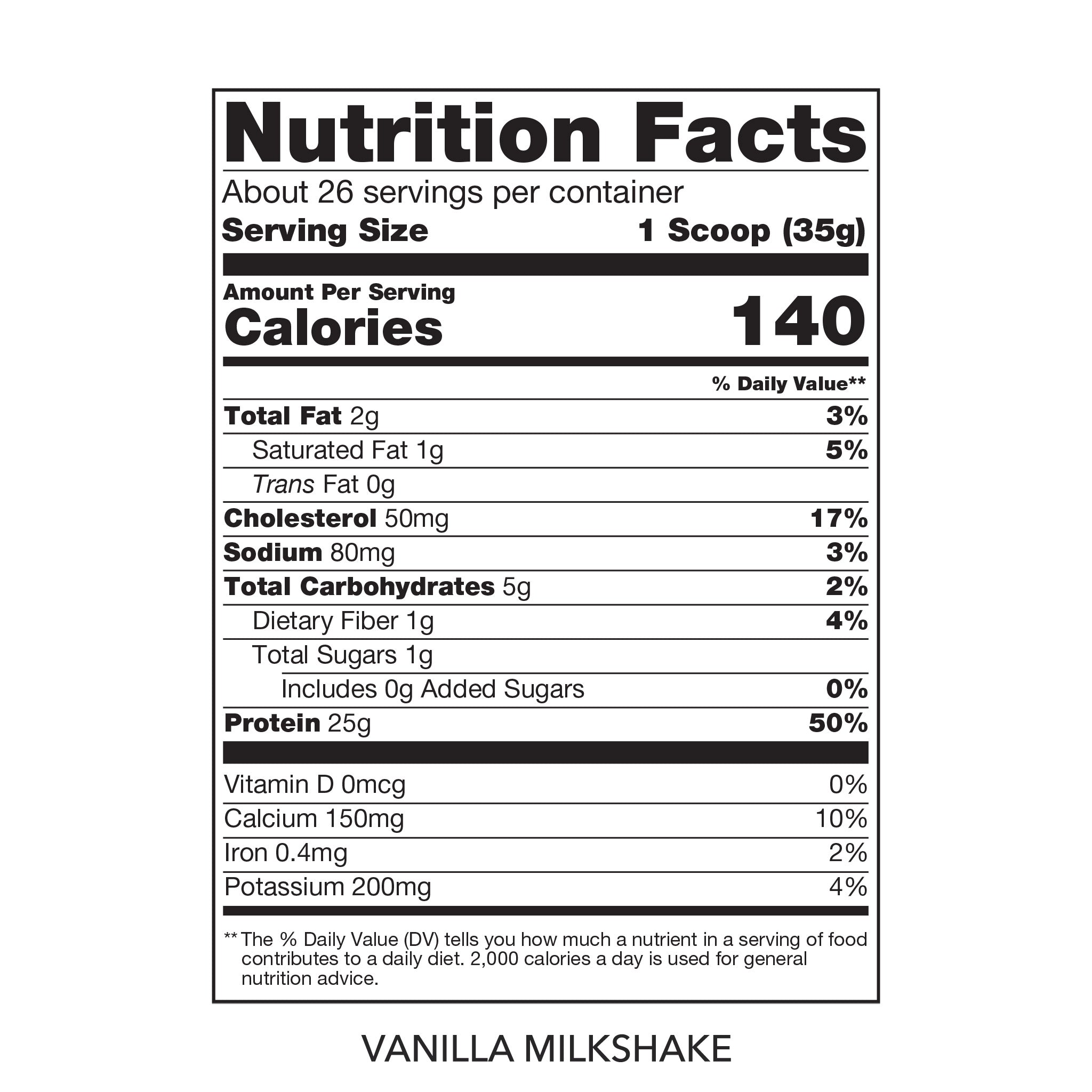 steel whey protein concentrate, wpc-80 supplement facts, vanilla milkshake