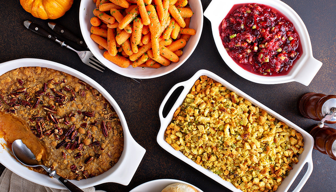 fit and healthy side dishes for the holidays with SteelFit protein for Thanksgiving