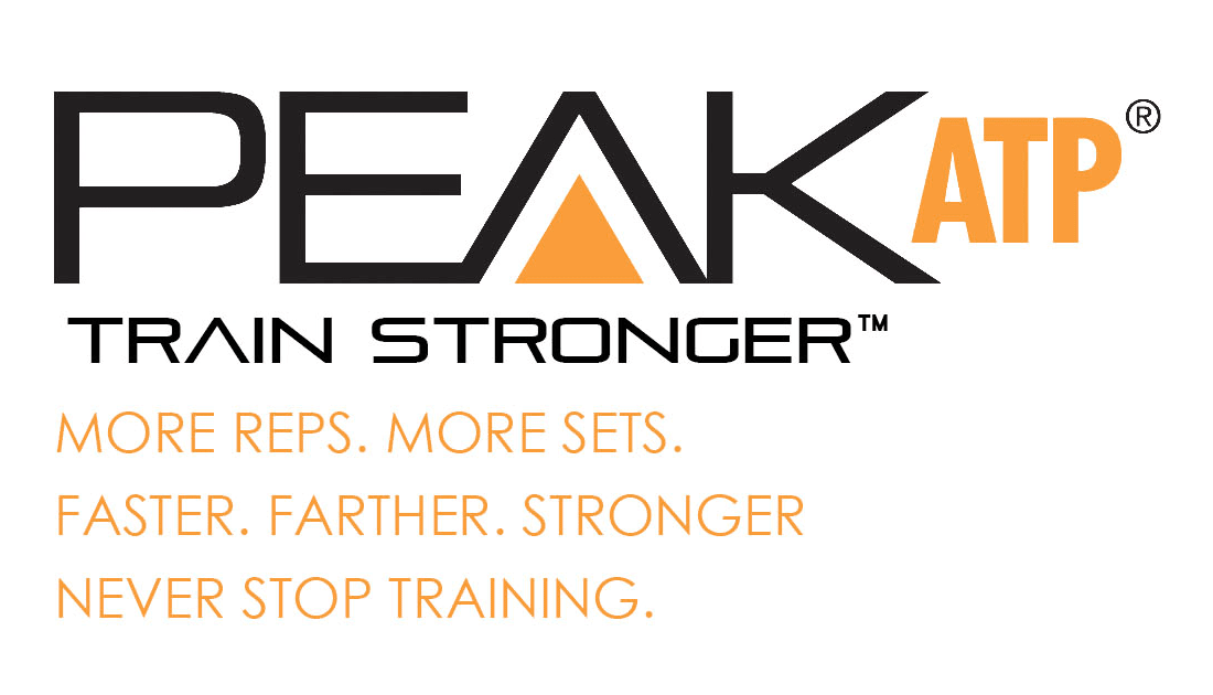 Logo for PEAK ATP® found in SteelFit’s Steel Pump that enhances blood flow & recovery