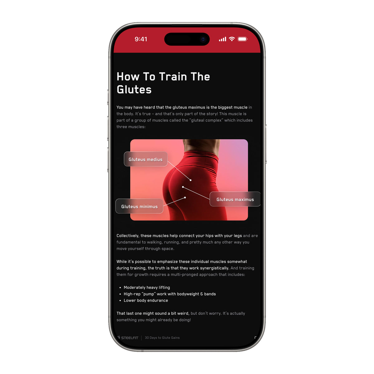 30 Days to Glute Gains