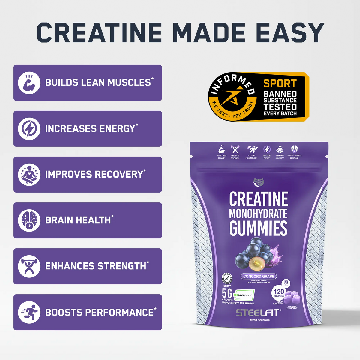 Creatine Monohydrate Gummies