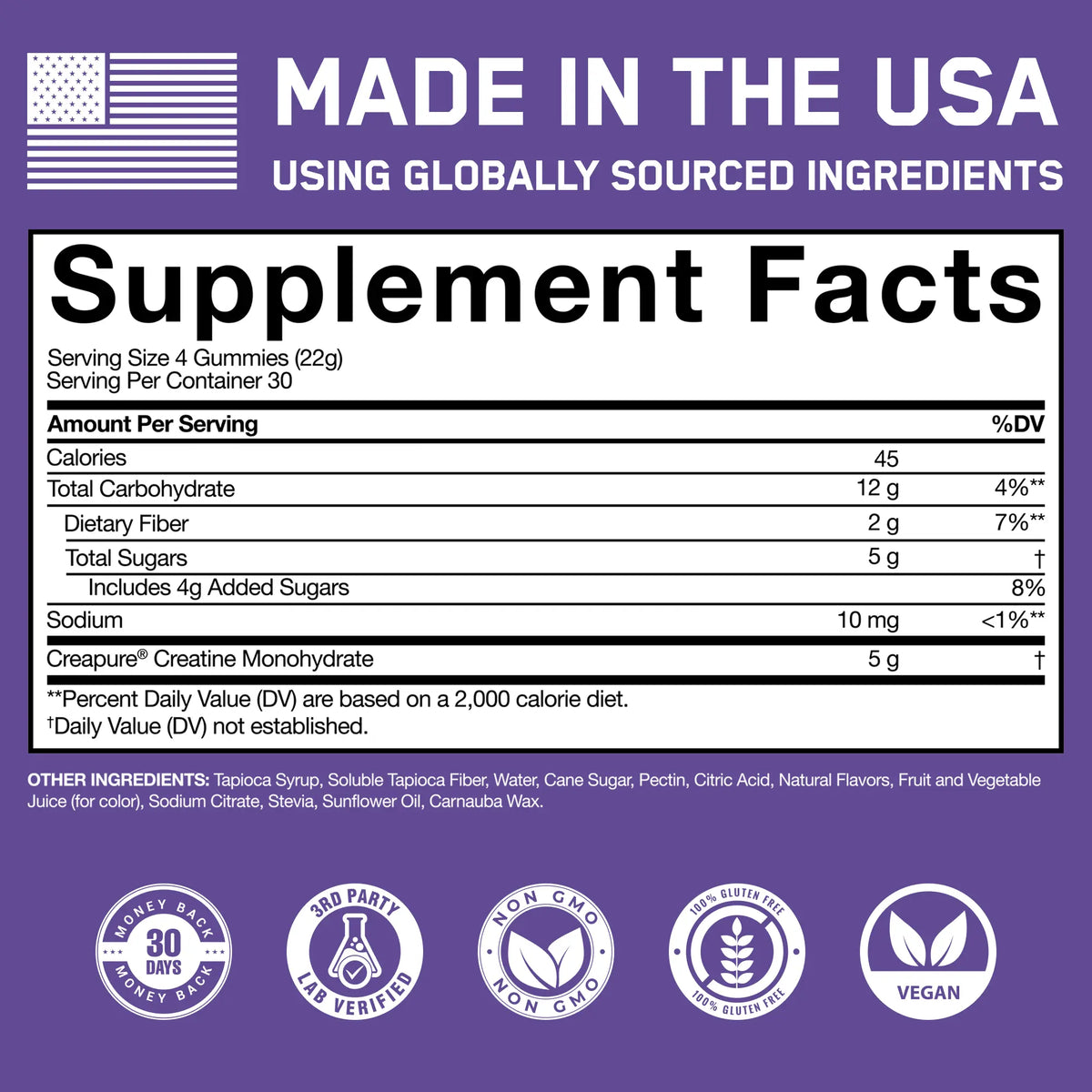 Creatine Monohydrate Gummies