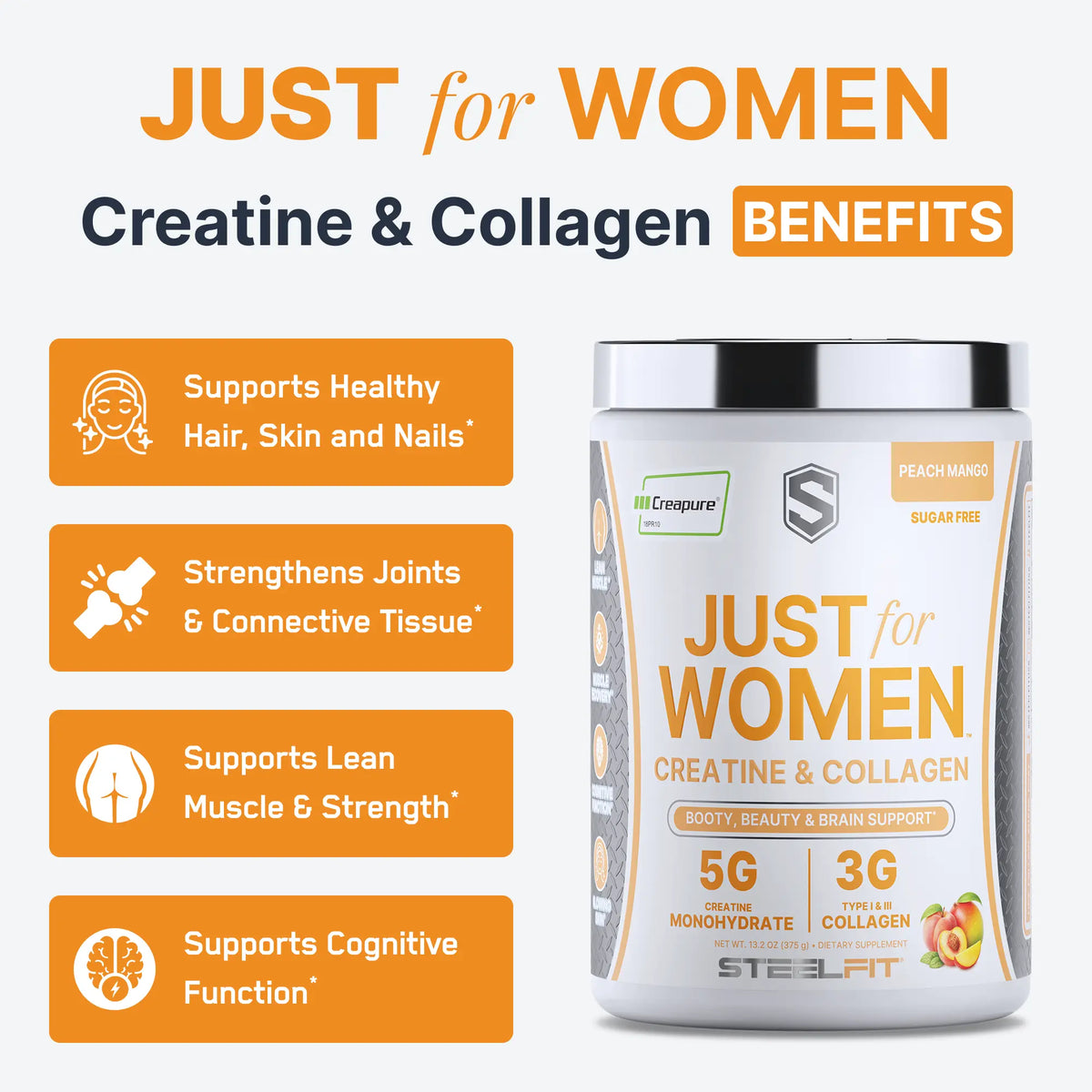 Just for Women Creatine & Collagen