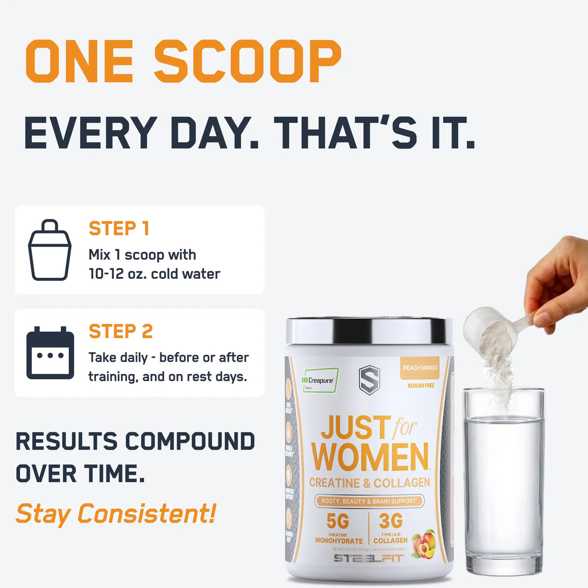 Just for Women Creatine & Collagen