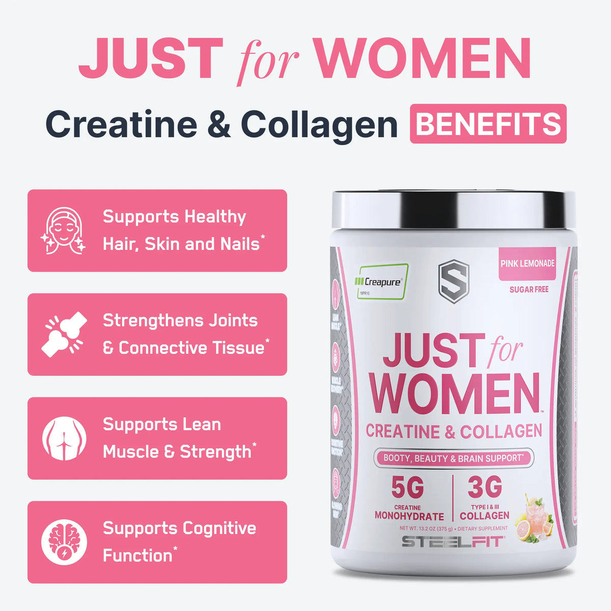 Just for Women Creatine & Collagen