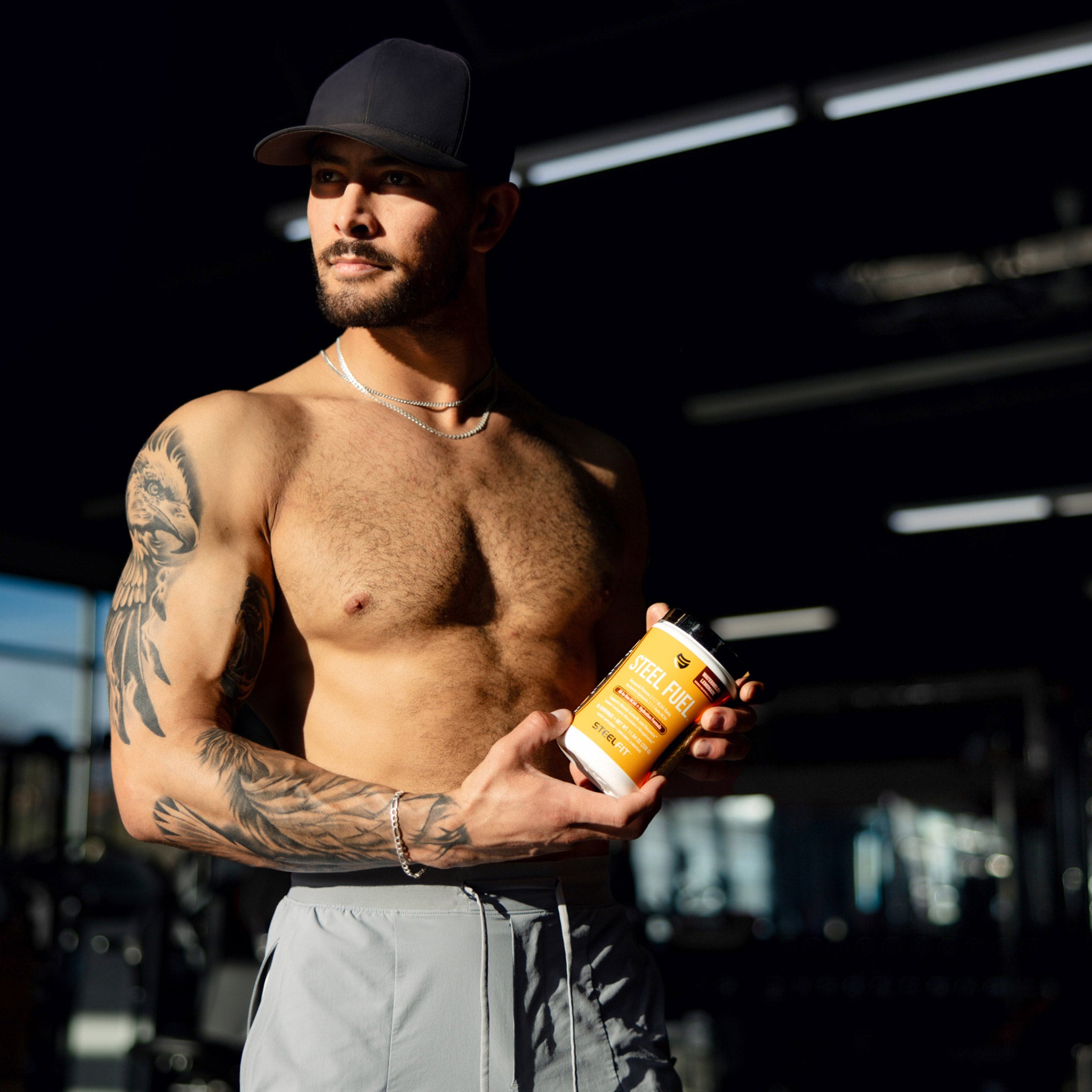 Man with Steel Fuel BCAA