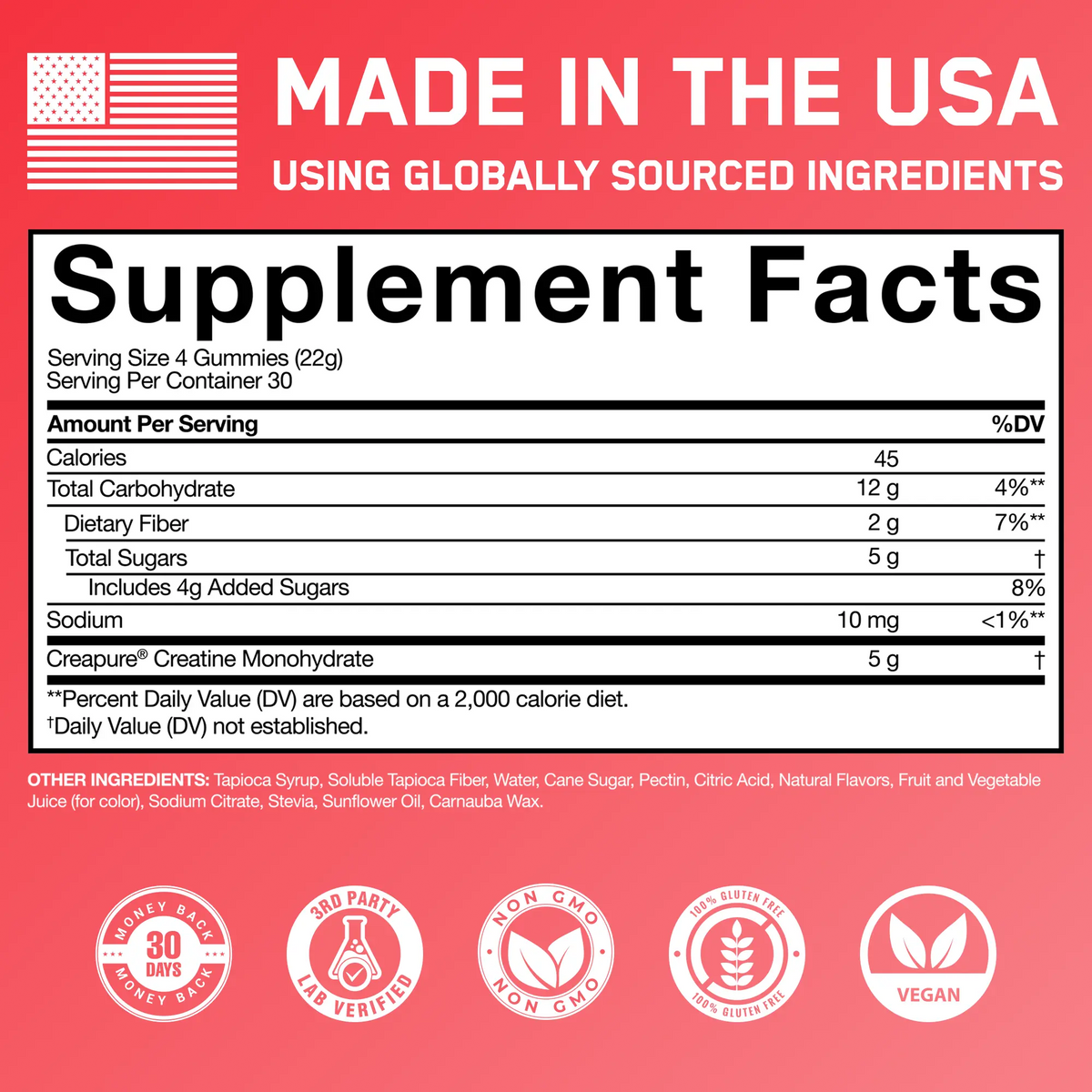 Creatine Monohydrate Gummies