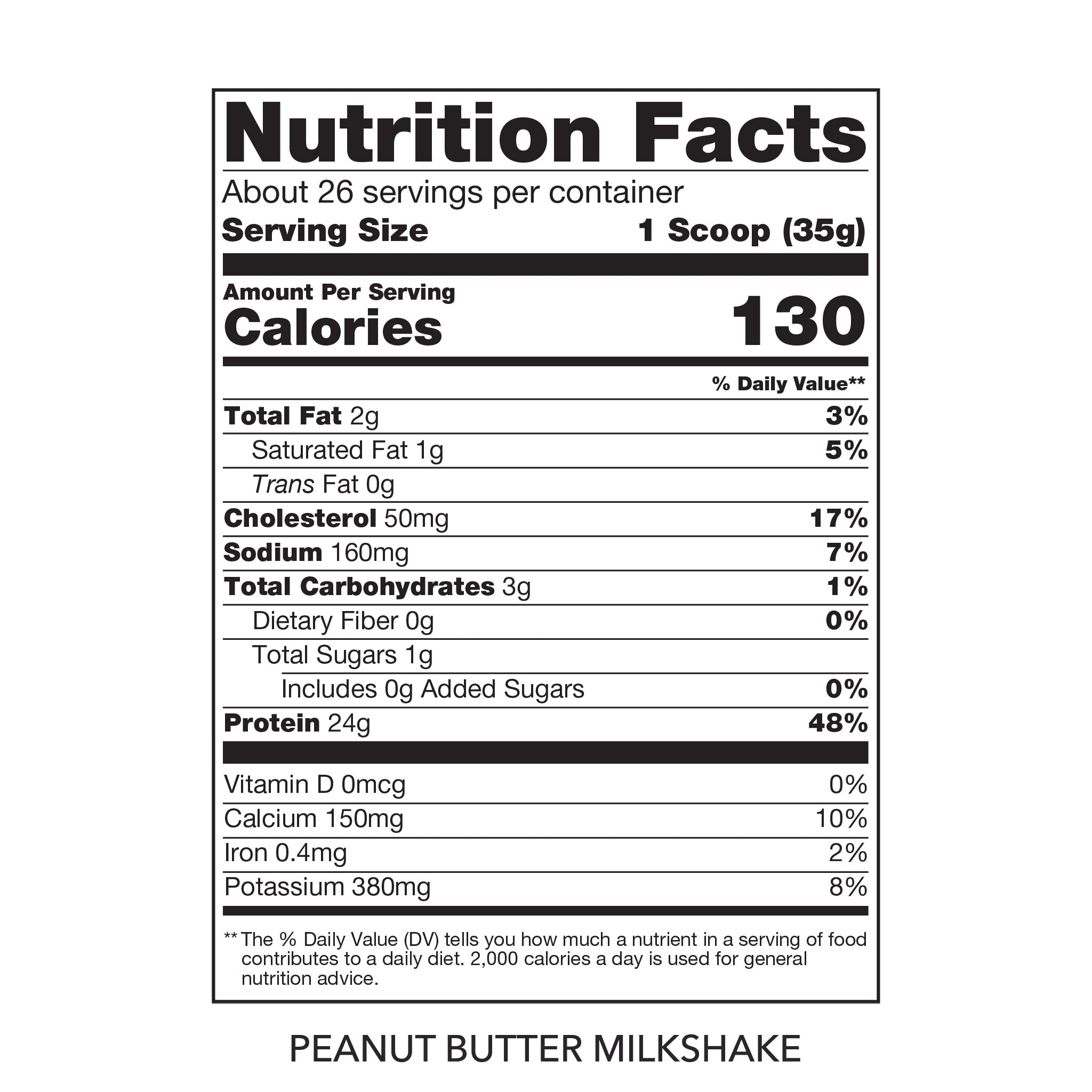 steel whey protein concentrate, wpc-80 supplement facts, peanut butter milkshake